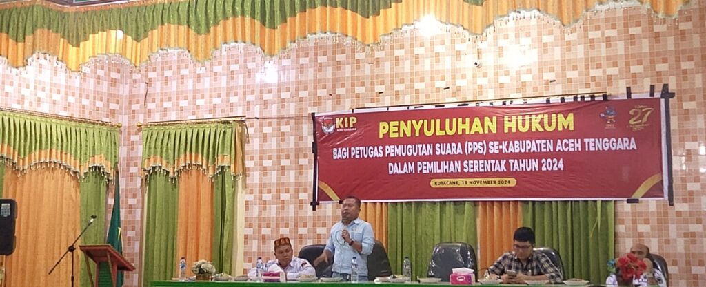 KIP Agara Gelar Penyuluhan Hukum Kepada PPS Untuk Persiapan Pilkada 2024
