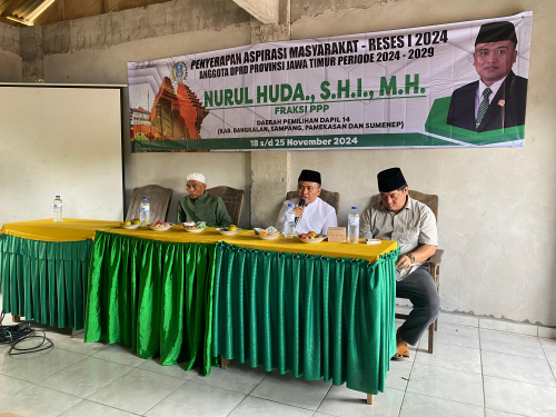 Reses Perdana DPRD Jatim, Nurul Huda Siap Membangun Desa
