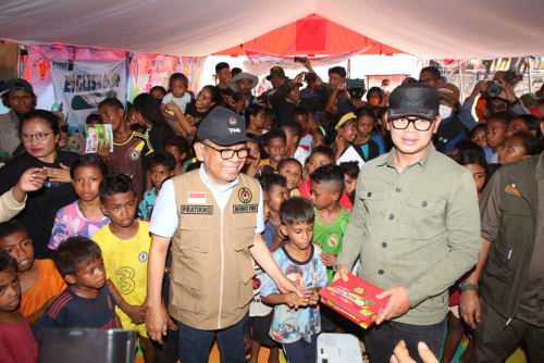 Kepedulian Anggota Korpri Kemendagri Hadir di Bencana Erupsi Gunung Lewotobi Laki-Laki Flores Timur