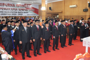 DPRD Terpilih Periode 2024-2029 Kabupaten Batu Bara Angkat Sumpah dan Janji
