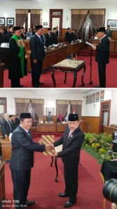 DPRD Tulungagung,Eko Wijayanto Resmi Dilantik Sebagai PAW Ketua DPC Partai Gerindra Tulungagung