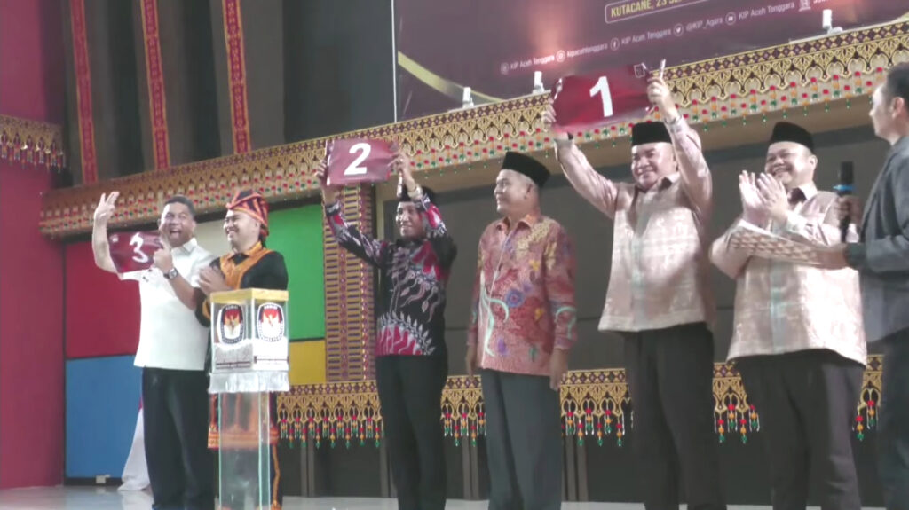 Ini Nomor Urut Calon Bupati-Wakil Bupati Aceh Tenggara