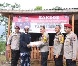 Bakti sosial dalam rangka hari jadi satreskrim yang ke 77 tahun 2024 di daerah terpencil