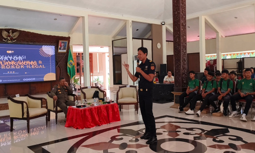 Gempur Rokok Ilegal, Satpol PP dan Bea Cukai Adakan Sosialisasi Bersama Atlet