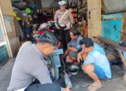 Operasi Lilin Semeru Polres Pelabuhan Tanjungperak Himbau Bengkel Tak Layani Penggantian Knalpot Tidak Sesuai Spektek