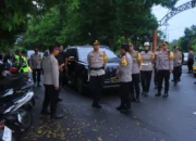 Polres Ngawi Pantau Perbatasan Jatim – Jateng, H+9 Ops Lilin Semeru 2024 Lalin Lancar