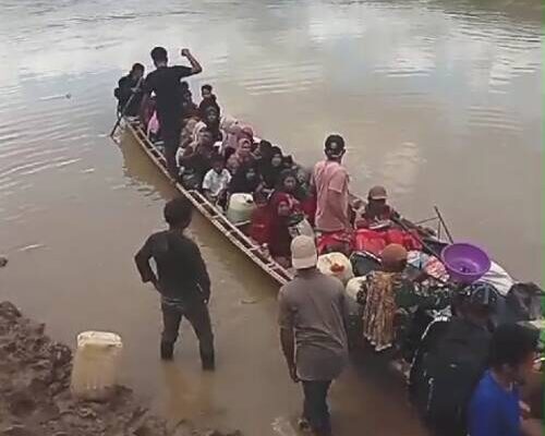 Kecelakaan Perahu Robin Terbalik di Sungai Alas Agara, Dua Meninggal dan Enam Belum Ditemukan