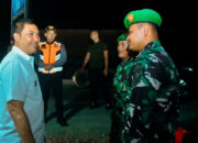 Pj. Bupati Heri Wahyudi Tinjau Pos Pam Nataru di Simpang Sei Suka