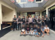 Konvoi Bermotor Bawa Sajam, 7 Pemuda Diamankan Petugas