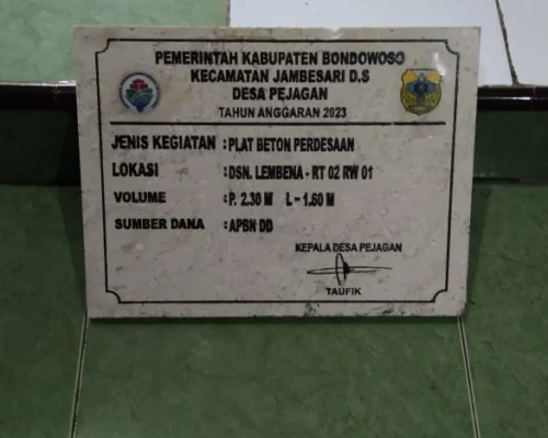 Warga Pejagan Resah: Proyek Swadaya Diklaim Milik Pemerintah Desa