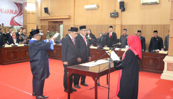 DPRD Kabupaten Batu Bara Rapat Paripurna Pengangkatan Ketua DPRD dan Pengumuman Bupati Terpilih