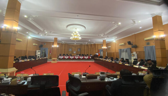 DPRD Batu Bara Rapat Paripurna Pembentukan Alat Kelengkapan Dewan