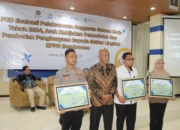 Polres bondowoso meraih dua penghargaan dari KPKN Bondowoso