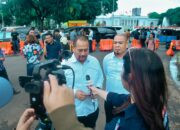 Geladi Bersih, Bupati Batu Bara Terpilih Baharuddin Ikuti Kirab Jalan Kaki dari Monas Menuju Istana Kepresidenan