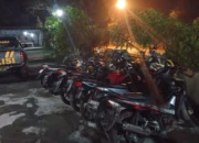 Beberapa Pelaku dan motor balap Liar Diamankan Petugas Polsek Grujukan