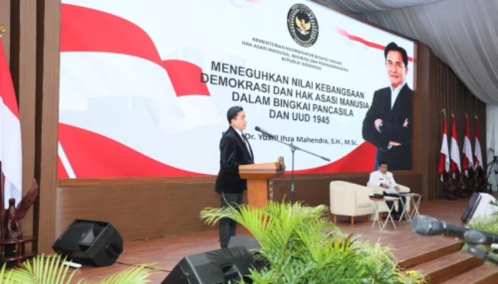 Menko Yusril Bahas Penguatan Pancasila dan Hukum di Retret Kepala Daerah