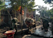 Satgas TMMD ke-123 Marinir & KOPASGAT Percepat Pembangunan Musholla di Trotosari