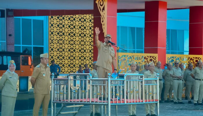 Apel Perdana, Bupati dan Wabup Batu Bara ajak ASN untuk Solid Bangun Batu Bara Bahagia