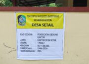 Pengerjaan DD Tahun 2024 Desa Setail Diduga Fiktif