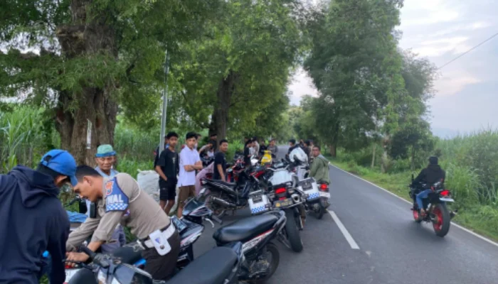 Polres Bondowoso Amankan 39 Motor Diduga untuk Balap Liar Saat Ngabuburit