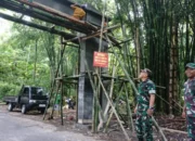 Kasdim 0822 Bondowoso Tinjau Progres Gapura TMMD ke-123 di Gunosari, Hampir Rampung