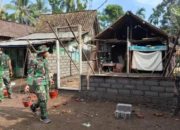 Satgas TMMD 123 Bondowoso Mulai Turunkan Kusen Pintu dan Jendela