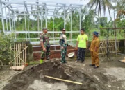 Dandim 0822 Tinjau Pelaksanaan TMMD, Pastikan Progres Pembangunan Berjalan Lancar