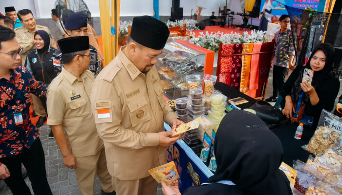 Bupati Batu Bara Buka Langsung Pasar Ramadhan Diskopukm