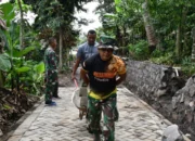 Pemasangan Paving TMMD 123 Capai 70 Persen, Danki Satgas Ajak Anggota