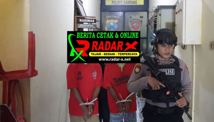Dua Pelaku Pencurian Sapi, Diamankan Satreskrim Polres Sampang