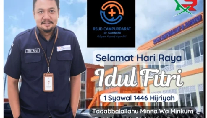 Keluarga Besar RSUD Dr Karnani Mengucapkan Selamat Hari Raya Idul Fitri 1446 H