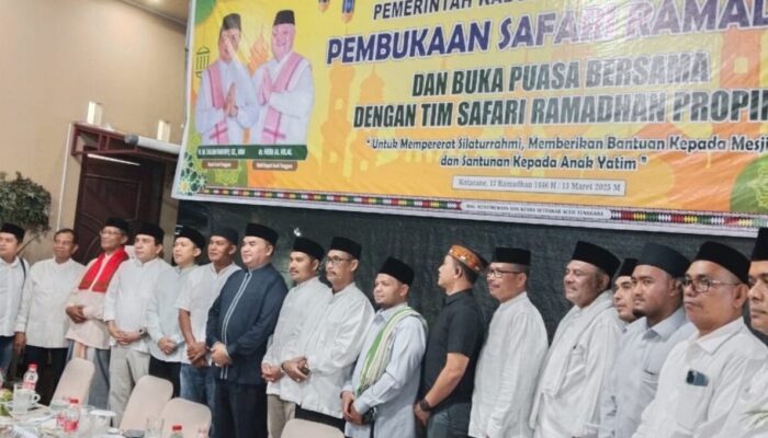 Bupati Salim Fakhry Buka Kegiatan Safari Ramadhan