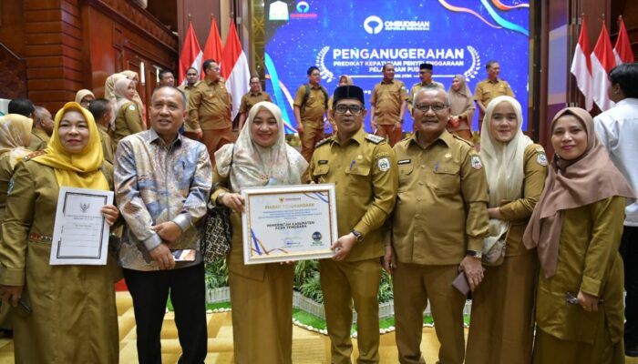 Pemkab Agara Terima Penghargaan IPP Dari Ombudsman Perwakilan Aceh