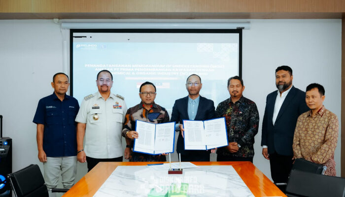 Bupati Batu Bara Hadiri Penandatanganan MoU antar Perusahaan Industri Kuala Tanjung