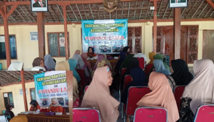 Posyandu Lansia di Desa Kendal Kec Gondang Kab Tulungagung