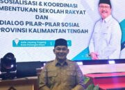 Wakil Bupati Murung Raya, Rahmanto Hadiri Sosialisasi dan Dialog Sekolah Rakyat Bersama Mensos RI di Palangka Raya