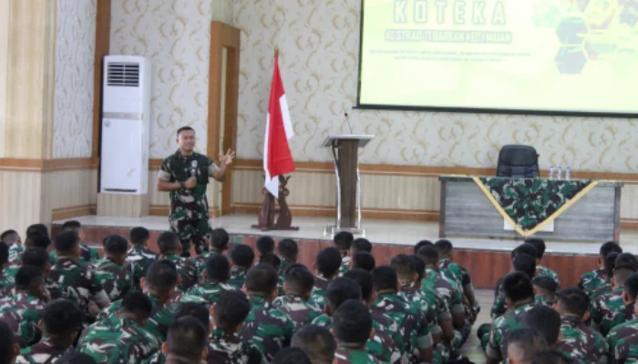 Jadi Narasumber Pembekalan Satgas Operasi Papua Dandim Pungky Beri Motivasi Ksatria Petarung Batanghari
