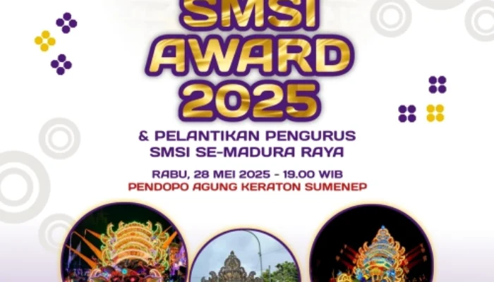 SMSI Award 2025 Akan Lantik Pengurus Empat Kabupaten se-Madura