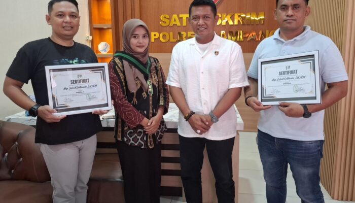 Tangani Kasus Dengan Serius, Satreskrim Polres Sampang Dapat Apresiasi dan Penghargaan