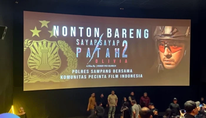 Polres Sampang Nobar “Sayap-Sayap Patah 2” Bangun Empati dan Cinta Terhadap Polri