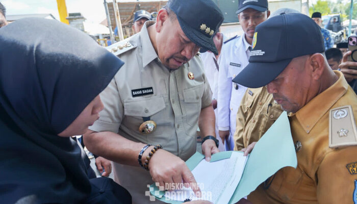 Jangkau Langsung Kebutuhan Rakyat, Bupati Batu Bara Tinjau Pelaksanaan Program Berlayar Ketiga