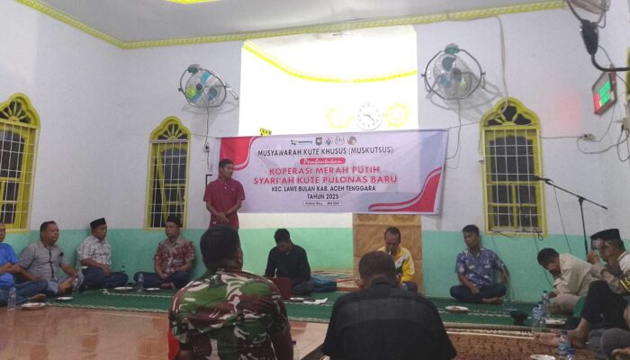 Pembentukan Koperasi Merah Putih di Kute Pulonas Baru, Diharapkan Dapat Meningkatkan Pemberdayaan Ekonomi Masyarakat