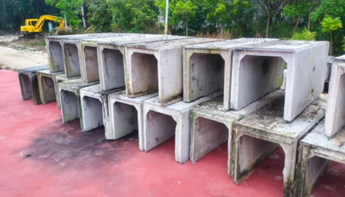 Proyek Jalan Rp 4 M Milik CV Dua Utama Sejahtera di Sampang Diduga Gunakan U-Ditch Palsu