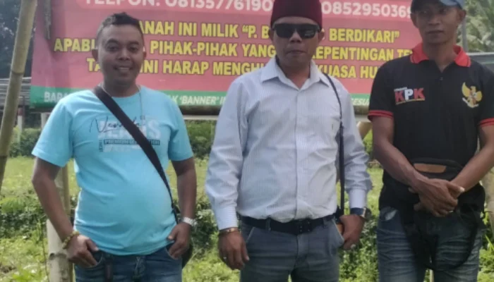 Tanah Diklaim Pihak Lain, Pemilik Tunjuk LBH-KPK Tempuh Jalur Hukum