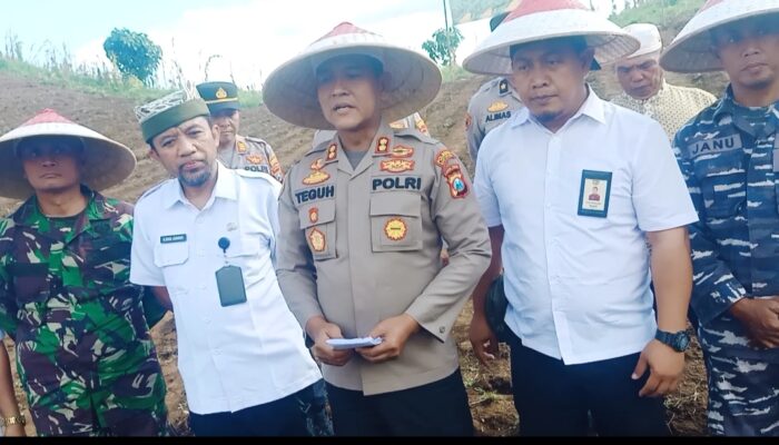 Polresta Banyuwangi Semangat Dukung Asta Cita Presiden Prabowo Tanam Jagung Serentak Kuartal III di Lahan PTPN