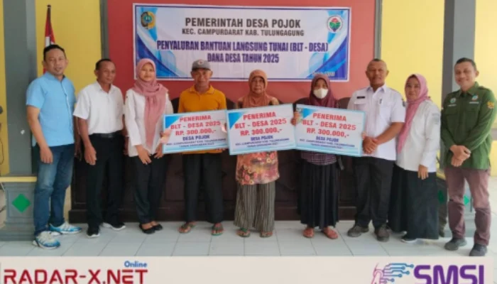Pemdes Pojok Salurkan BLT Dana Desa kepada 31 KPM