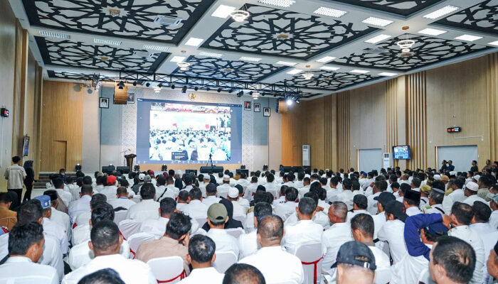 Bupati dan Wabup Batu Bara Ikuti Zoom Meeting Peluncuran 80.000 Koperasi Merah Putih
