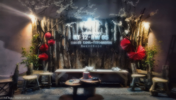 WallGang Decoration Warnai Semarak HUT ke-80 RI di Desa Koncer Kidul