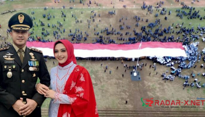 Letkol Inf Dedy Pungky Kreator Pembentangan Bendera Merah Putih Raksasa HUT RI ke-80 Tebo