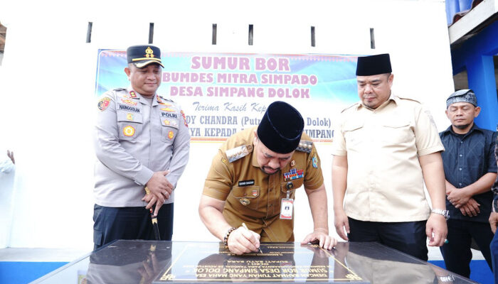 Telah Beroperasi Ratusan Tahun, Kini Sumur Bor Simpado Diresmikan